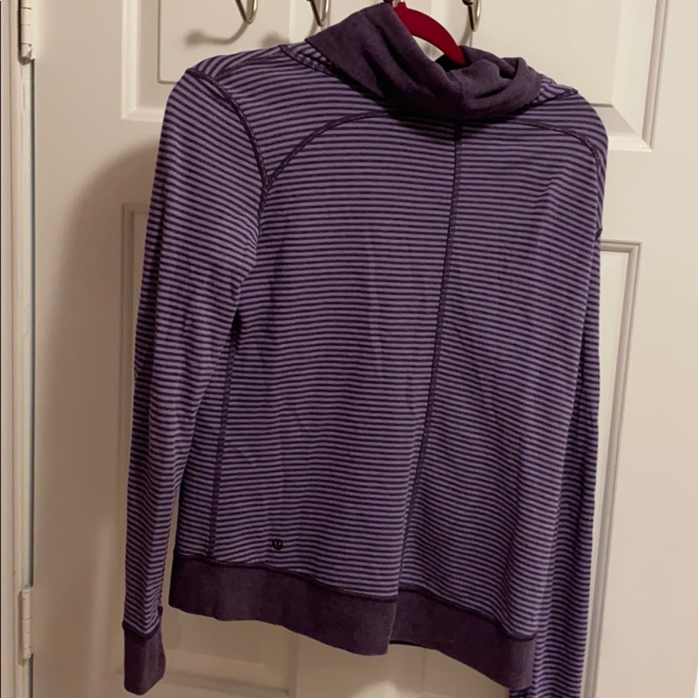 Purple sweatshirt